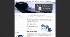 Desktop Screenshot of cutyourcosts.ie